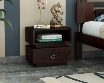 Berlin Wooden Bedside Table 