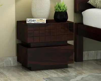 Solic Wooden Bedside Table 