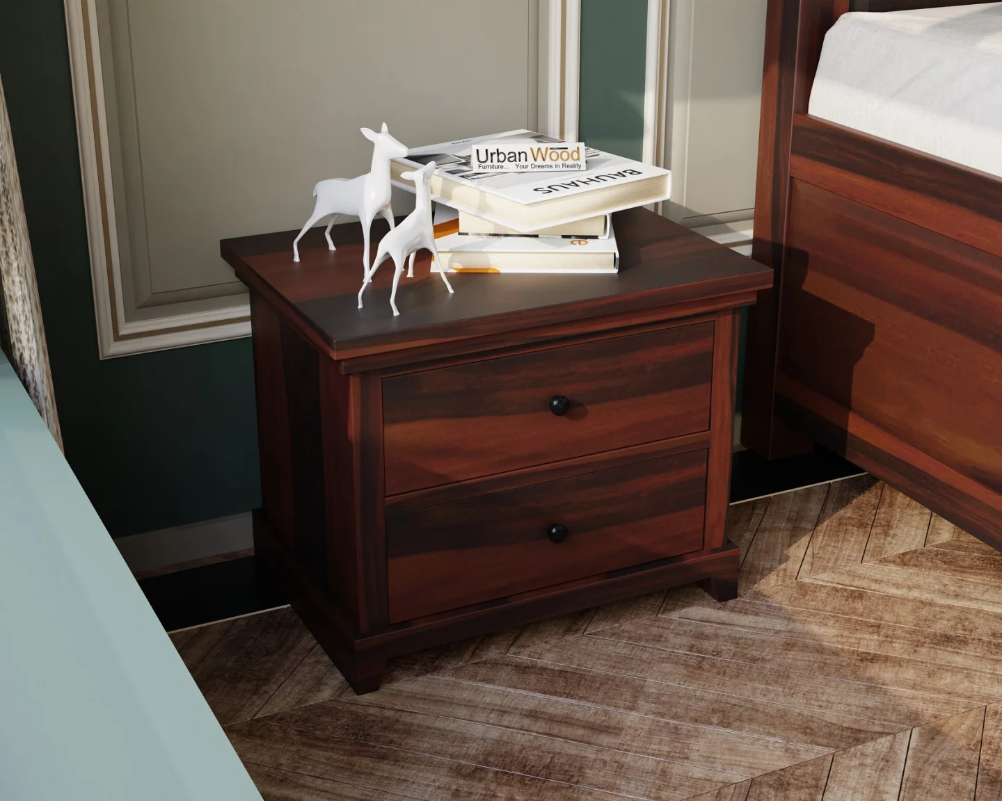 Stag Bedside Table 