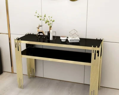 Metallic Console Table 