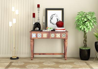 Relay Ceramic Tile Console Table 