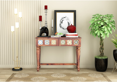 Relay Ceramic Tile Console Table 