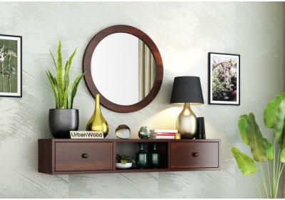 Rose Wall Mounted Console Table with Mirror 