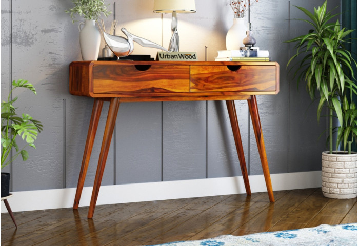 Yarn Console Table with Storage 