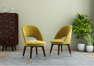 Luna Carved Back Dining Chair - Set Of 2 