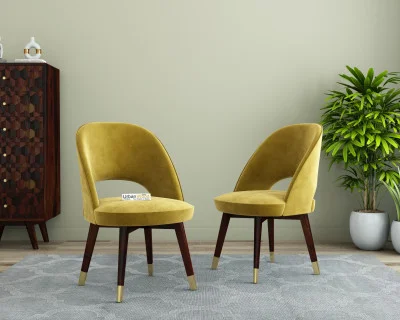 Luna Carved Back Dining Chair - Set Of 2 