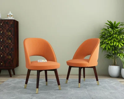 Luna Carved Back Dining Chair - Set Of 2 