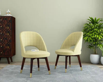 Luna Carved Back Dining Chair - Set Of 2 