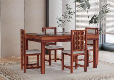 Gilbert 4-Seater Dining Table Set with Cushion 