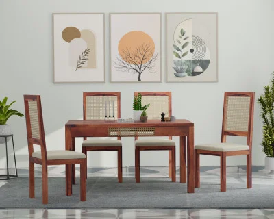 Gloria 4-Seater Dining Table Set 