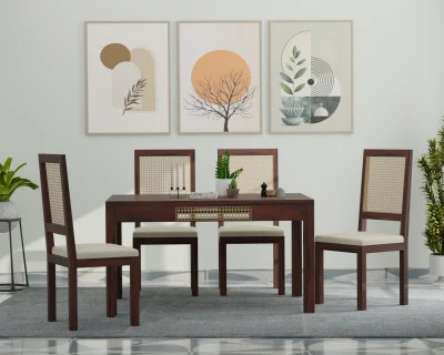 Gloria 4-Seater Dining Table Set 
