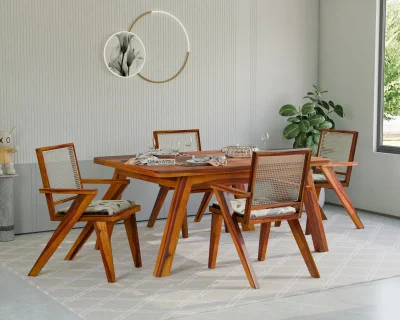 Havana 4-Seater Dining Table Set 
