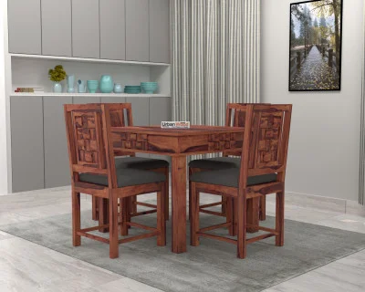 Hover 4-Seater Dining Table Set 