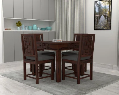 Hover 4-Seater Dining Table Set 
