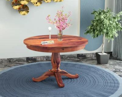 Knit 4-Seater Round Dining Table 