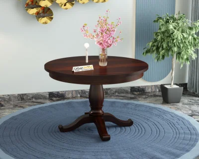 Knit 4-Seater Round Dining Table 