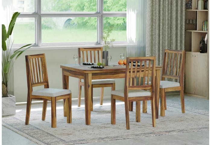 Vera 4-Seater Dining Table Set 