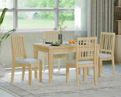 Vera 4-Seater Dining Table Set 