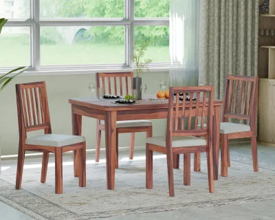 Vera 4-Seater Dining Table Set 