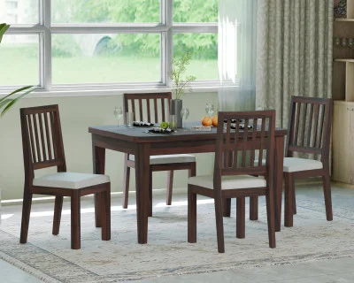 Vera 4-Seater Dining Table Set 
