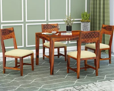 Woodora 4 Seater Dining Set with Cushion 