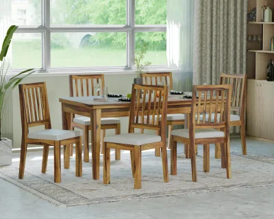 Vera 6-Seater Dining Table Set 