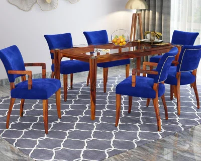 Quipo 6-Seater Dining Table Set With Arms 