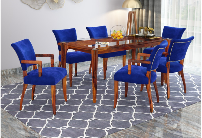 Quipo 6-Seater Dining Table Set With Arms 