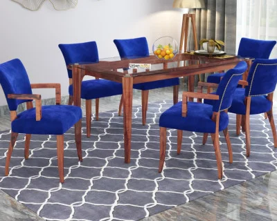 Quipo 6-Seater Dining Table Set With Arms 