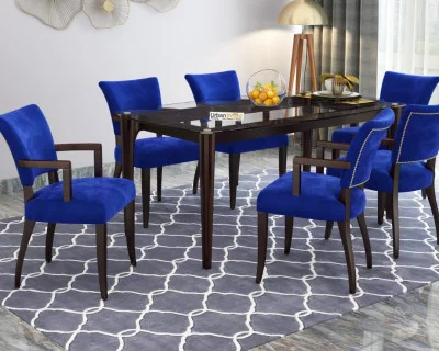 Quipo 6-Seater Dining Table Set With Arms 
