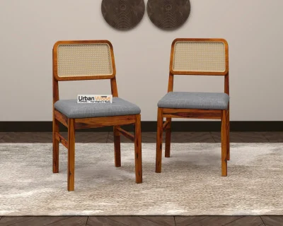 Retro Wooden Dining Chair - Set Of 2 