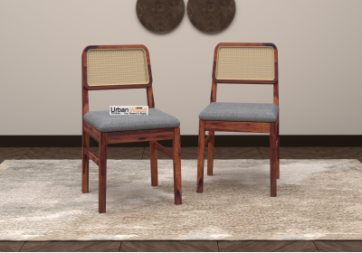 Retro Wooden Dining Chair - Set Of 2 