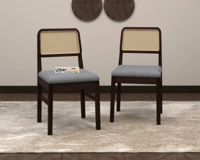 Retro Wooden Dining Chair - Set Of 2 