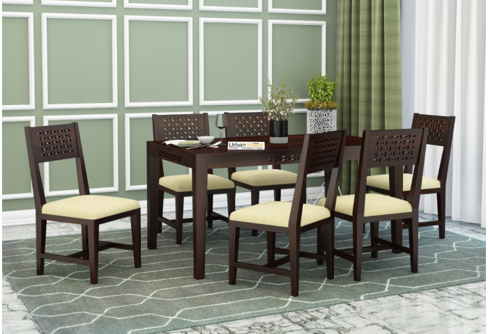 Woodora 6 Seater Dining Set with Cushion 