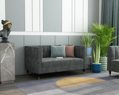 Abro 2 Seater Fabric Sofa 