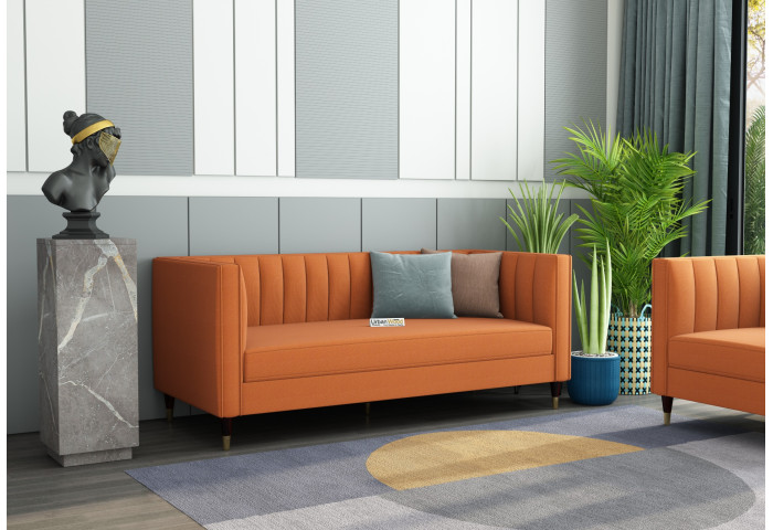 Abro 3 Seater Fabric Sofa 