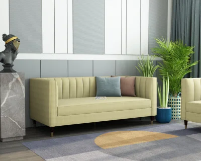 Abro 3 Seater Fabric Sofa 