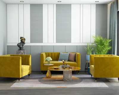 Abro 2+1+1 Seater Fabric Sofa 