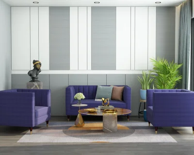 Abro 2+1+1 Seater Fabric Sofa 