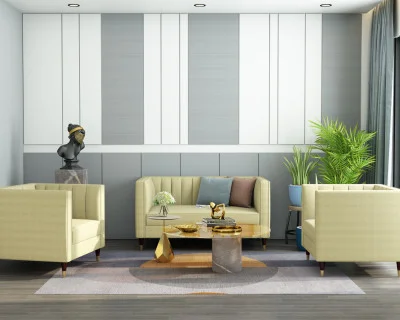 Abro 2+1+1 Seater Fabric Sofa 