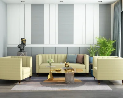 Abro 3+1+1 Seater Fabric Sofa 