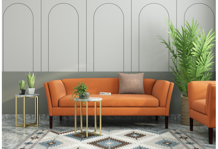 Crimson 3 Seater Fabric Sofa 