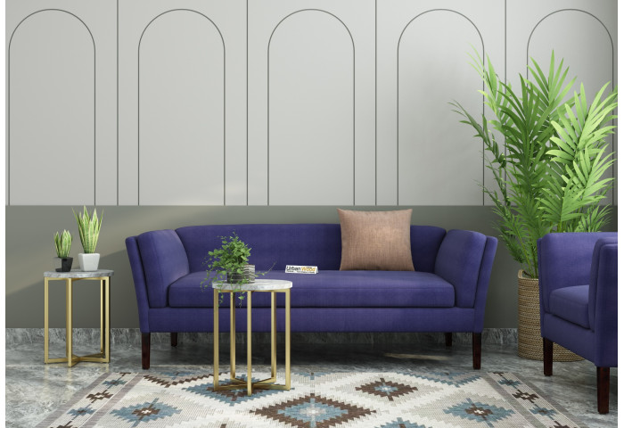 Crimson 3 Seater Fabric Sofa 