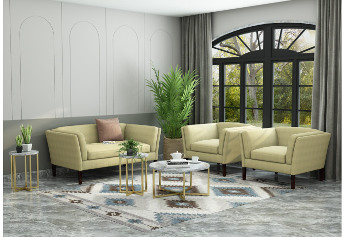 Crimson 2+1+1 Seater Fabric Sofa 