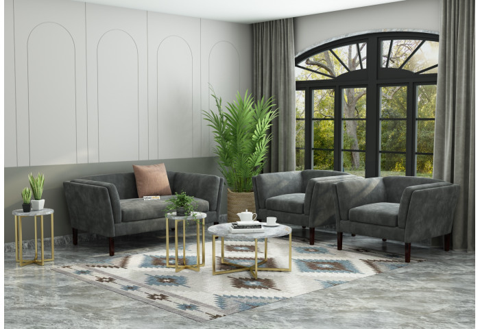 Crimson 2+1+1 Seater Fabric Sofa 