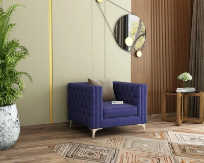 Curio 1 Seater Fabric Sofa 