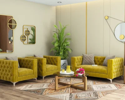 Curio 2+1+1 Seater Fabric Sofa 