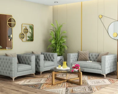 Curio 2+1+1 Seater Fabric Sofa 