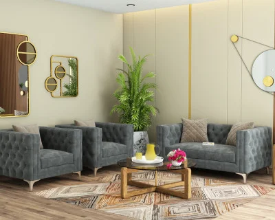 Curio 2+1+1 Seater Fabric Sofa 