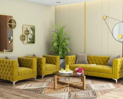 Curio 3+1+1 Seater Fabric Sofa 